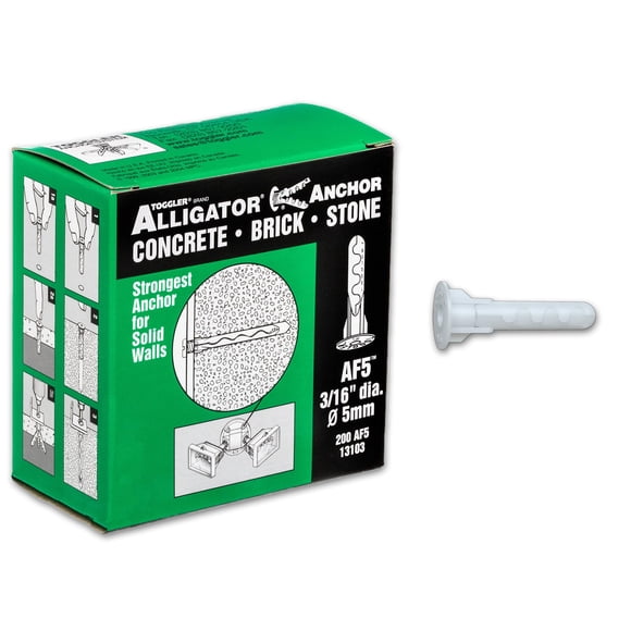 Polipropileno con bridas Anchor TOGGLER Alligator AF5 (paquete de 200)