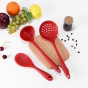 Kitchen Cooking Tools Set, Silicone Kitchenware Set, 4 Pieces, Spoon Shovel Non stick Pot Shovel Spoon Set, Kitchen Set