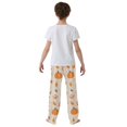 thumbnail image 4 of FORMRS Boys Pajama Pants with Pockets Size 6-8Y Kids Lounge Sleep Bottoms, Beige Fall Acorns Pattern, 4 of 8