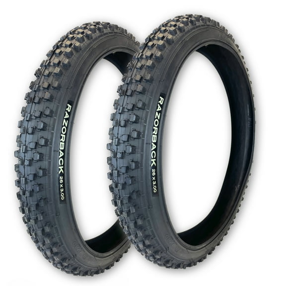 Duro Tire Razorback Mountain Bike Tire 26" x 3.0", Black