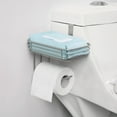 Mainstays Satin Nickel OvertheTank Toilet Paper Tissue & Wipes Holder