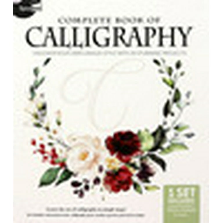 SpiceBox Adult Art Craft & Hobby Kits Introduction to Calligraphy, Multi  Colors (06772)