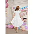 thumbnail image 3 of Arshiner Girls' Special Occasion Dresses Summer Wedding Guest Party Formal Dress, 3 of 8