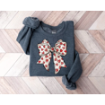 thumbnail image 6 of Coquette Valentine's Day Heart Bow Sweatshirt, Retro Valentine Shirt, Valentines day Bow Shirt, Coquette Bow T Shirt, Bow Valentine Gifts, 6 of 7