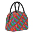 thumbnail image 2 of Lunch Tote Bag Eritrea Flag Trendy Lightweight Reusable Stylish Bento Box for Adult Black, 2 of 7