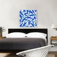 thumbnail image 2 of ARTCANVAS Navy Army White Baby Blue Camo Camouflage Pattern Canvas Art Print - Size: 26" x 26" (1.50" Deep), 2 of 9