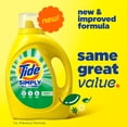thumbnail image 3 of Tide Simply Liquid Laundry Detergent, All-In-One, Daybreak Fresh Scent, 173 fl oz, 138 Loads, 3 of 14