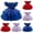 Blue, variant on Girls Pencil Dress Bridesmaid Summer Wedding Pageant Dresses Princess Birthday Party Size 1-5T, Red