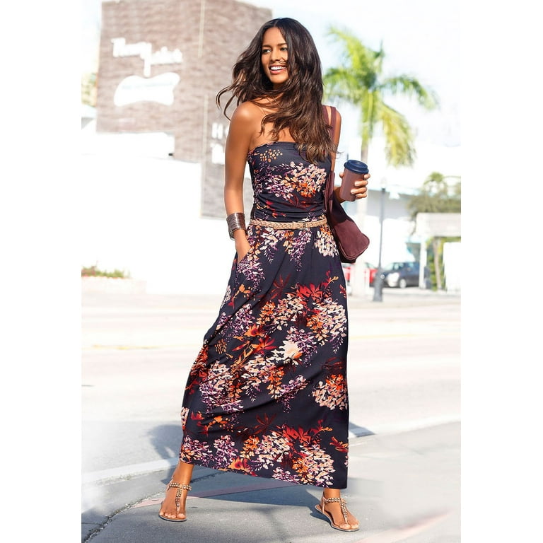 yellow maternity maxi dress Yellow Floral Maternity Maxi Dress Medium