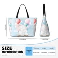 thumbnail image 4 of Sigee Cute Elephant Print Extra Large Waterproof Beach Travel Bag with Zipper - Durable and Versatile for Vacation, Gym, and Daily Use, 4 of 7