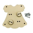 thumbnail image 2 of Tablero ocupado de madera, accesorio de bricolaje, habilidad , enseñanza temprana para actividades de aprendizaje para pequeños, tablero Montessori, 79 cm x 8 cm x 05 cm Salvador tablero ocupado, 2 of 10