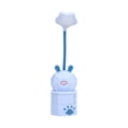 thumbnail image 1 of Desk Lamp, Cartoon Long Service Life Reading Night Light Cute Free Bending with Phone Holder Function for Family for Study for Student for Dormitory Blue, 1 of 8