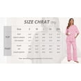 thumbnail image 6 of MINTREUS Valentine's Day Lounge Sets for Women Knit Short Sleeve Tops and Long Pants Soft Comfy Pajamas Set Oversized 2 Piece Outfits S-2X, 6 of 8