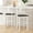 White Wash, variant on Merrick Lane Set of Two Solid Wood Modern Farmhouse Bar Height Dining Stool in Gray Wash Walnut Finish