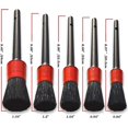 thumbnail image 2 of 5 Sizes Hair Mixed Fiber Plastic Handle Automotive Detail Brushes For Cleaning Wheels, Engine, 2 of 5