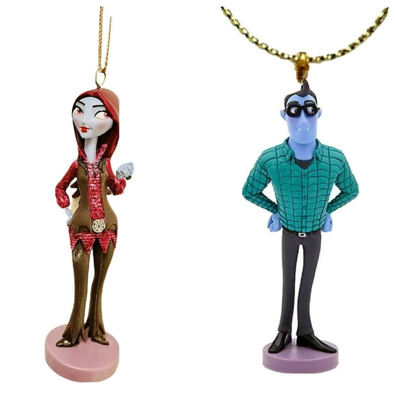 Vampirina 3.5” Oxana Hauntley Mom & Boris Ornament Figure Disney Charm Pvc New
