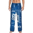 thumbnail image 2 of Kdxio Happy New Year 2024 (4) Print Men's Sleep Pajama Pant Lounge Pants with Pockets, 2 of 8