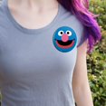 thumbnail image 2 of Sesame Street Grover Face Pinback Button Pin, 2 of 5