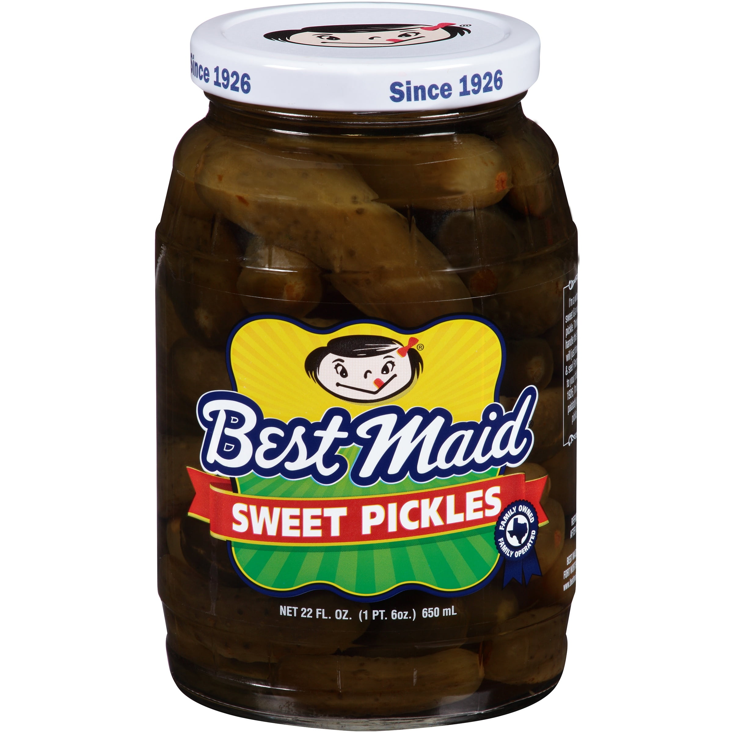 Best Maid Sweet Pickles 22 fl. oz. Jar