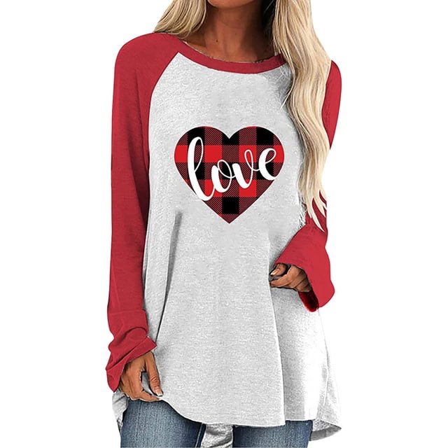 Women Multiple Color Exquisite Retro Smooth V-neck Printing Long Sleeve Polyester Top Blouse Shirt(Black,L)