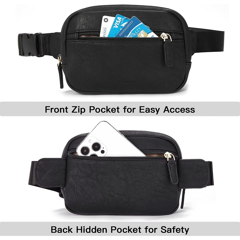 Belt Bag for Women PU Leather Fanny Pack Crossbody Bags for Women
