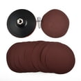 thumbnail image 3 of 10pcs 1000grit Sandpaper Sanding Discs With Backing Pad M14 Drill Bit Adapter Metal Grinding Disc Abrasive Polishing Tool, 3 of 6