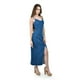 thumbnail image 2 of Vestido largo de mezclilla con abertura Roman Fashion /Juvenil, 14132 (Azul medio) azul CH, 2 of 5