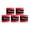 Red, variant on YIFAEUX 5Pcs Badminton Racket Grip Tape Anti-slip Sweat Absorbing Shock-proof Breathable Elastic Fishing Rod Tennis Racquet Paddle Overgrip Wrap