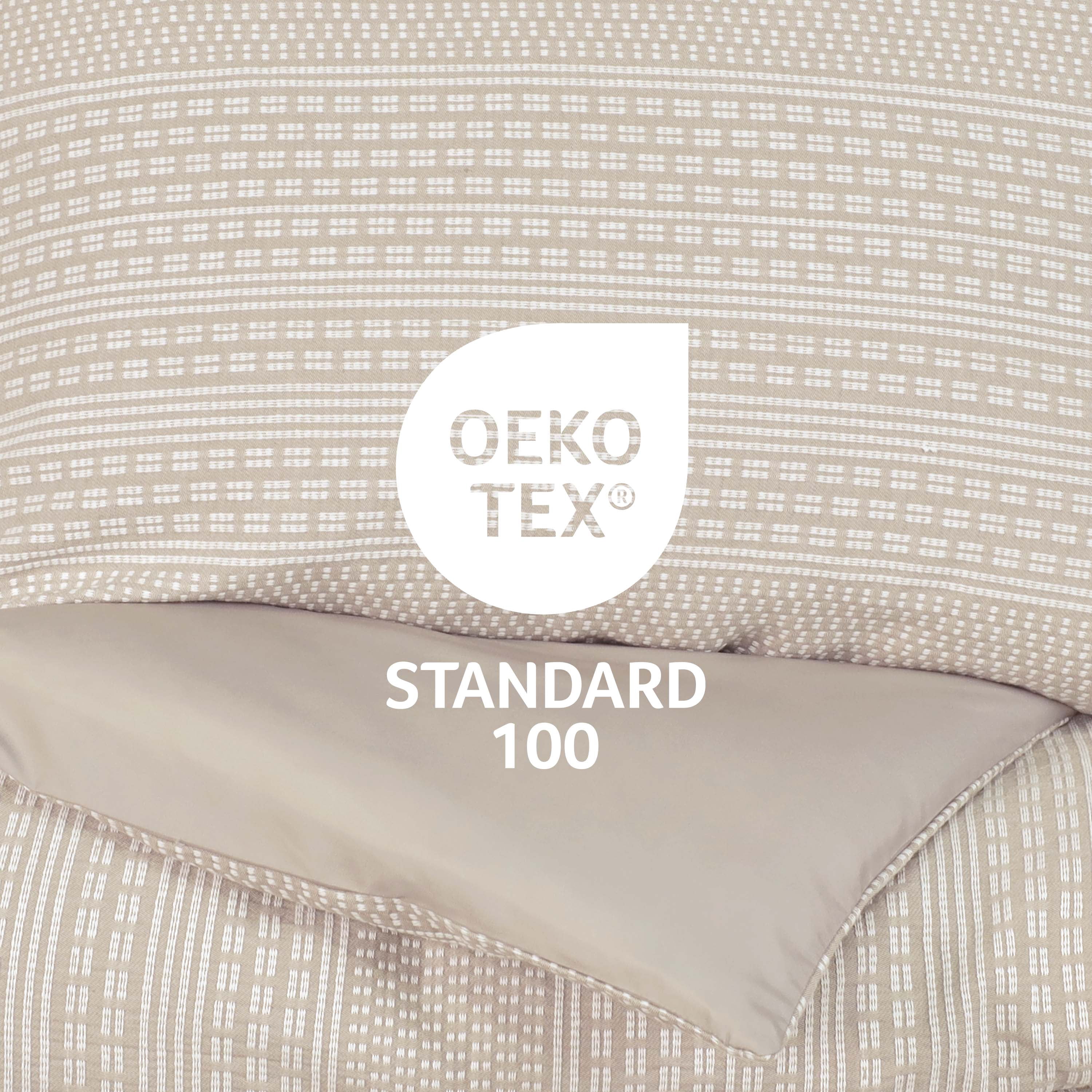 Vellux Sedona Cotton Comforter Set, Full/Queen, Oatmeal