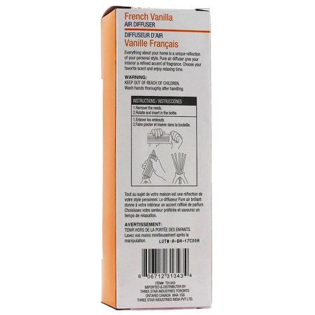 PURE Air Diffuser French Vanilla (Pack of 3)
