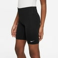 thumbnail image 2 of Nike One Big Kids' (Girls') Bike Shorts (Black/White, DQ8832-010) Size Small, 2 of 4