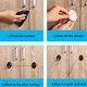 thumbnail image 5 of Cerradura de 2 piezas para puerta de refrigerador, cerradura para cajón de archivos, cerradura para puerta de congelador y cerradura de seguridad para gabinete para niños, 5 of 6