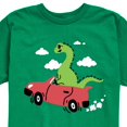 thumbnail image 3 of Instant Message - Transportation - Dino In A Flying Car - Toddler & Youth Short Sleeve T-Shirt, 3 of 6