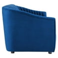thumbnail image 2 of Modway Announce Channel Tufted Performance Velvet Sofa in Navy, 2 of 3