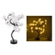 thumbnail image 3 of Lámpara de mesa hermosa con 24 luces LED de árbol de rosas para decoración de bodas y fiestas. blanco, 3 of 9