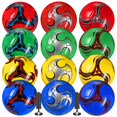 thumbnail image 1 of Juego de balones de fútbol MiniInflat, 12 unidades, tamaño 4, con bomba, 20 cm, 1 of 7