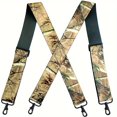 thumbnail image 1 of DEBGFS CamoXtreme Bretelles Durables pour Hommes - 4 Clips Maintien Sécurisé Réglable pour Chasse & Travail Design Confortable X-Back, Modèle B, 1 of 7