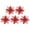 Red(5Pcs with Folder), variant on Christmas Decorations Clearance! Christms Tree Decorations, 5.5'' Artificial Flowers with Clips Christmas Xmas Tree Ornaments for Home Wedding Party Indoor Outdoor Wreath Decor 5PC Purple