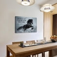 thumbnail image 5 of Inspiring Black Horse Wall Art Poster Motivational Quote Print for Daily Encouragement Decor Bedroom Living Room Office Inspirational Wall Decor for Horse Lovers, 5 of 7