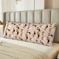 thumbnail image 6 of Bingfone Body Pillow Cover Long Pillow Case With Zipper Decorative Bedding Pillowcase 20"X54" Soft Cushion Pillow Case For Bedroom-Beagle Dog On Brown, 6 of 8