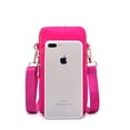 thumbnail image 4 of Factory Direct Crossbody Mobile Phone Bag Vertical Fabric Mini Small Bag Wrist Arm Mobile Phone Bag Three-Layer Coin Wallet, 4 of 7