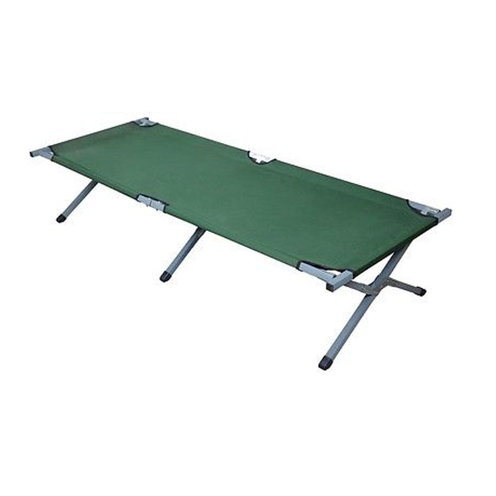 Goplus Foldable Camping Bed Outdoor Portable Military Cot for Travel Mountaineering Base Camp Hiking