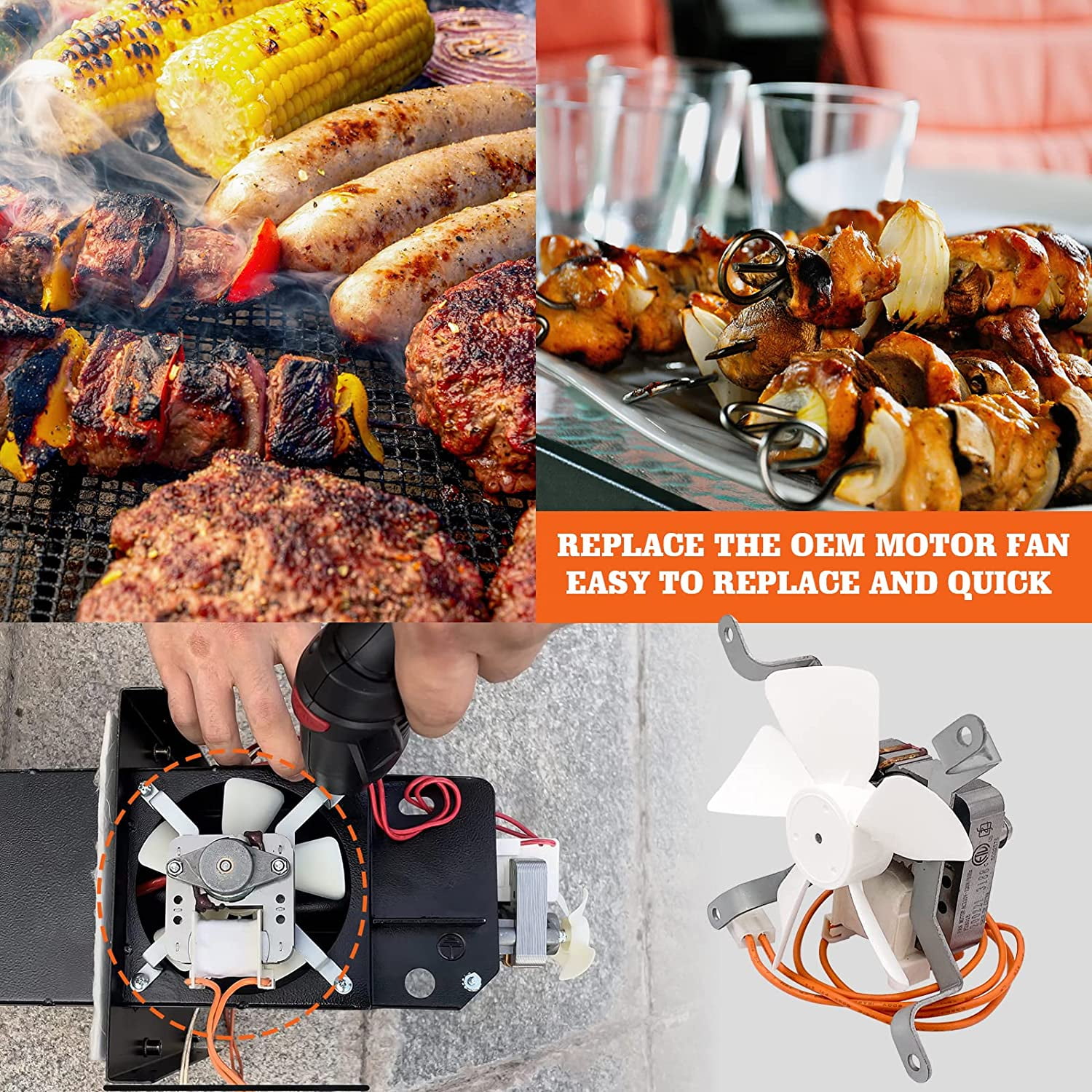 電子ファン bbq factory? Replacement Fireplace Fan Blower with