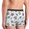 thumbnail image 4 of Rateoe Tribal Style Turtle Mens Boxer Briefs Poly Spandex Performance Boxer Briefs Underwear Hem Boxer Briefs - Large, 4 of 8