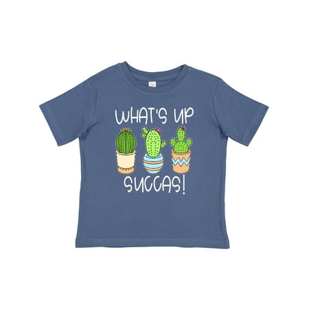 

Inktastic What s Up Succas Funny Cacti Plants Gift Baby Boy or Baby Girl T-Shirt