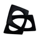 thumbnail image 2 of Estatua geométrica moderna, adorno decorativo, escultura cúbica, decoración geométrica. Negro Grande, 2 of 9