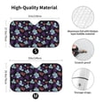 thumbnail image 3 of Bingfone Ornamental Turtles Car Windshield Sun Shade Protector Keep Your Vehicle Cool Sun Shield Visor Cover Foldable For Car Truck Suv-Small, 3 of 9