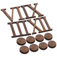 thumbnail image 3 of DIY Modern Large Wall Clock with Roman Numerals 1 Set Wooden Frameless Numbers for Living Room Bedroom Office Home Decor, 3 of 5