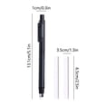 thumbnail image 3 of ZZkhGO Retractable Automatic Eraser Pen, Precision Tip Eraser with 2 Refills, Clean Smudge-Free Eraser for Drawing Sketching School Office Use, Black, 3 of 6