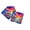 Amaranths 1922, variant on Colorful Asters Foam Coaster Set of 4 3.5 in x 3.5 in